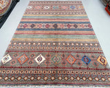Shawl Afghan Super Kazak Rug 3x2m