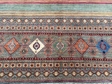 Shawl Afghan Super Kazak Rug 3x2m