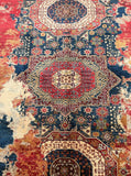 Geometric Mamluk Rug With A Modern Twist Also Known As Erased Heritage Kazak Pattern.