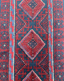 2.6m Afghan Mishwani Hall Runner