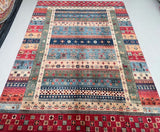 Gabbeh Afghan Royal Kazak Rug 2.9x2.1m