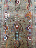 2m Long Authentic Handmade Afghan Chobi Hall Runner Rug
