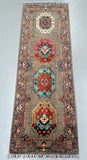 Superb Authentic Handmade Royal Kazak Afghan Narrow Runner