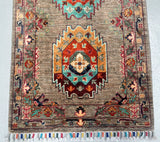 1.8m Afghan Super Kazak Hall Runner