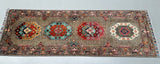 1.8m Long Handmade Super Kazak Afghan Narrow Runner Rug