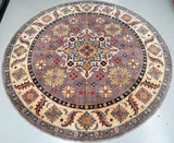 Round Afghan Kazak Rug 2.5x2.5m For Perth Homes.