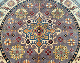 Round Afghan Kazak Rug 2.5x2.5m