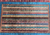 Stunning Shawl Design Handmade Afghan Super Kazak Rug 1.5x1m At Persian Rug Warehouse WA in Perth.