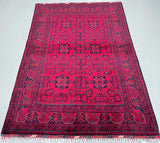 Tribal Afghan Khamyab Rug 2x1.5m
