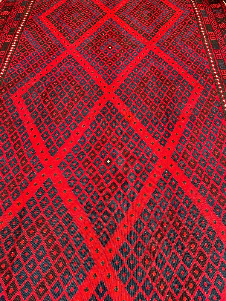 5x3m Afghan Meymaneh Kilim rug