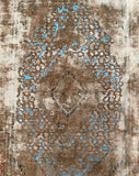 Vintage Persian Kashan Rug 1.5x1m