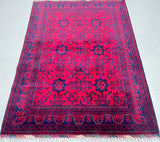 Tribal Afghan Khamyab Rug 2x1.5m
