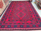 Tribal Afghan Meymaneh Kilim Rug 4.5x3m