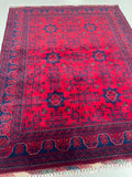 Tribal Afghan Khamyab Rug 2x1.5m