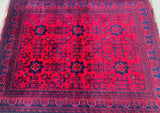 Tribal Afghan Khamyab Rug 2x1.5m