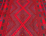 Tribal Afghan Meymaneh Kilim Rug 4.5x3m