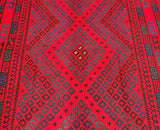 Tribal Afghan Meymaneh Kilim Rug 4.5x3m