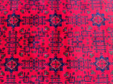 Tribal Afghan Khamyab Rug 2x1.5m