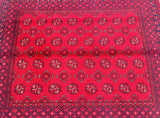 Bokhara Afghan Aqcha Rug 1.9x1.5m