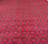 Tribal Afghan Kunduz Rug 3.9x3m