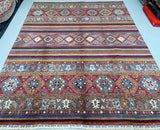 Shawl Afghan Super Kazak Rug 3x2.5m