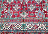 Tribal Afghan Kazak Rug 3.7x2.7m