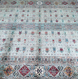 Large Room Size Genuine Hand Knotted Afghan Super Kazak Rug 4x3m Shoparug