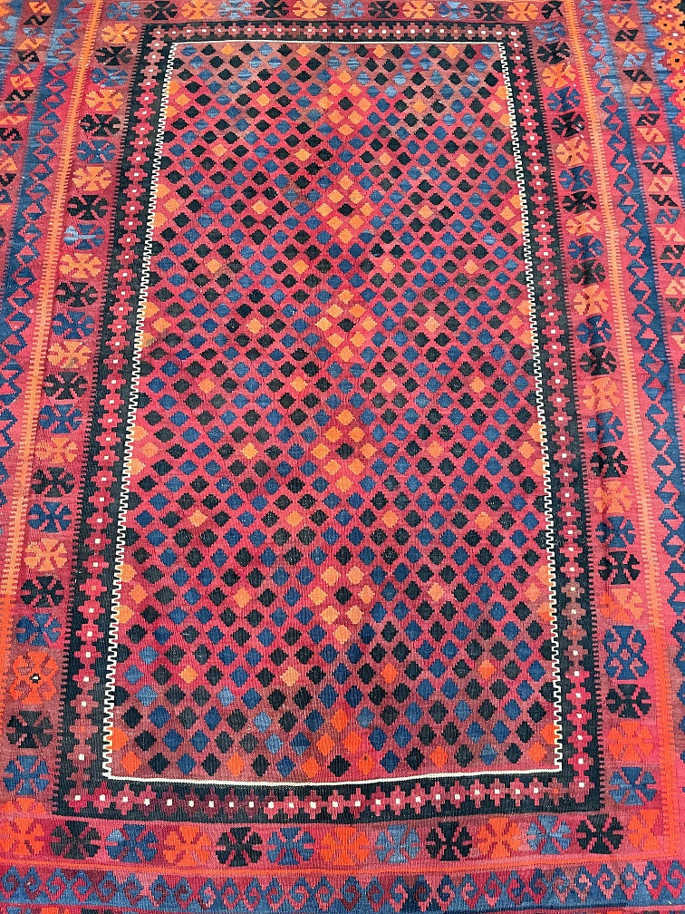 vintage-Afghan-kilim-rug