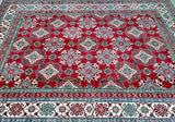Tribal Afghan Kazak Rug 3.7x2.7m