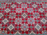 Tribal Afghan Kazak Rug 3.7x2.7m