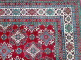 Tribal Afghan Kazak Rug 3.7x2.7m