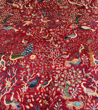 Garden Of Paradise Afghan Chobi Rug 3x2.5m For Melbourne Homes.
