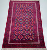 1.8x1.1m Vintage Afghan Balouchi Rug