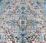Full room size pure wool handmade Afghan Heriz Serapi rug 296x40cm