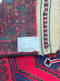 1.9x1.2m Tribal Afghan Balouchi Rug