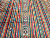 Shawl Afghan Super Kazak Rug 3.4x2.5m For Perth Homes.