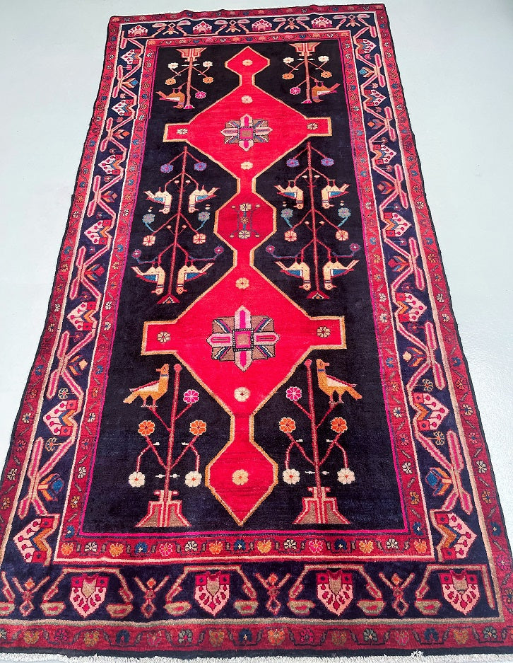 3.1x1.5m Vintage Tribal Persian Luri Rug