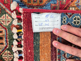 Shawl Afghan Super Kazak Rug 3.4x2.5m