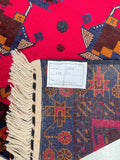 2x1.1m Tribal Afghan Balouchi Rug