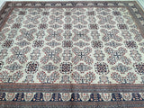 Tribal Afghan Khamyab Rug 3.4x2.6m