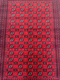 Bokhara Afghan Aqcha Rug 2x1.5m