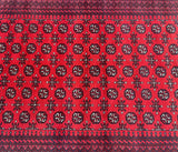 Bokhara Afghan Aqcha Rug 2x1.5m