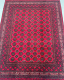 Tribal Afghan Roshnai Rug 1.9x1.5m