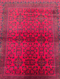 Tribal Afghan Khamyab Rug 2x1.5m