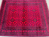 Tribal Afghan Khamyab Rug 2x1.5m