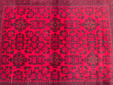 Tribal Afghan Khamyab Rug 2x1.5m
