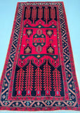 2.8x1.5m Tribal Persian Koliai Rug