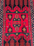 2.8x1.5m Tribal Persian Koliai Rug