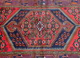 Durable Coffee Table Size Hand Knotted Persian Zanjan Rug 2x1.3m