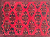 Tribal Afghan Kunduz Rug 2x1.5m
